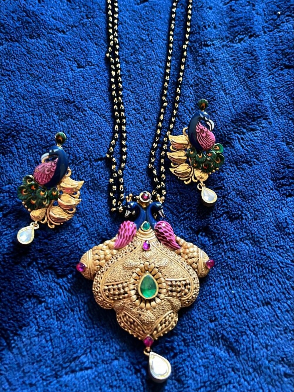 Traditional Necklace and Earrings Set